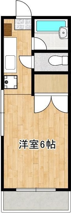 アンプルール新屋敷の間取り