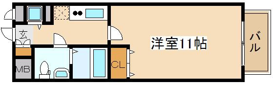 セレブコート梅田の間取り