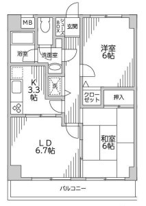 【間取り】 | シュール梶ヶ谷