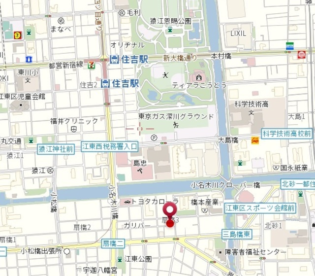 クレール住吉の地図|★案内図★