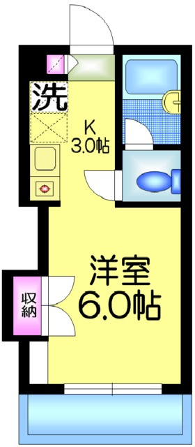 クレール住吉の間取り|★最上階南向き★
