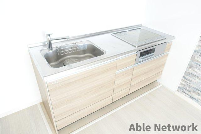 G-STYLEのキッチン|ＩＨ３口付きコンロ