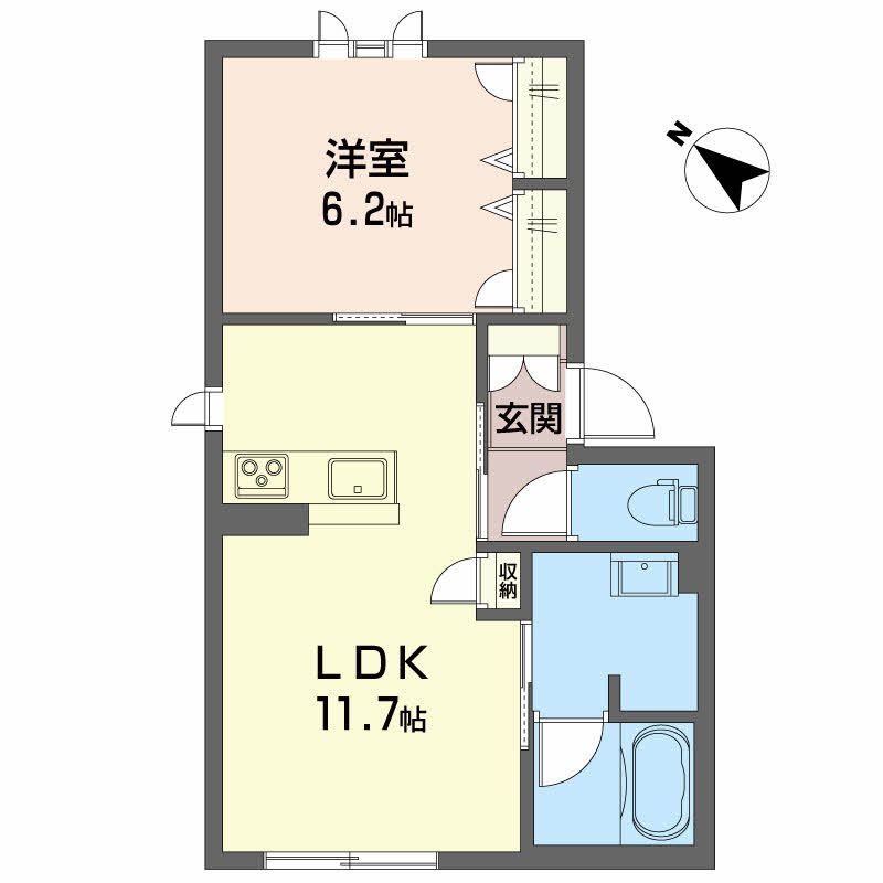 シャーメゾン奏の間取り