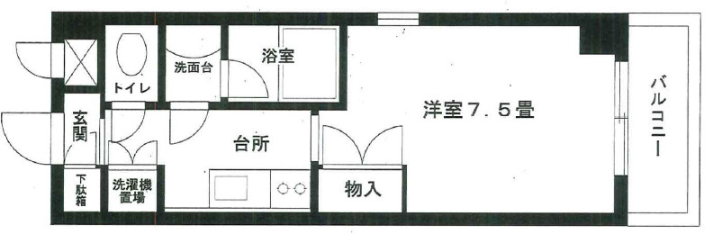 グランドコート門前仲町の間取り