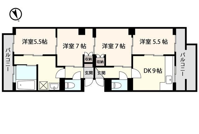 アシスト赤塚マンションの間取り
