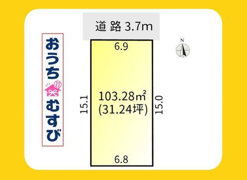 守山区瀬古3期(全1区画)の区画図