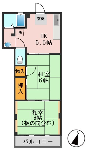 中村レジデンスの間取り