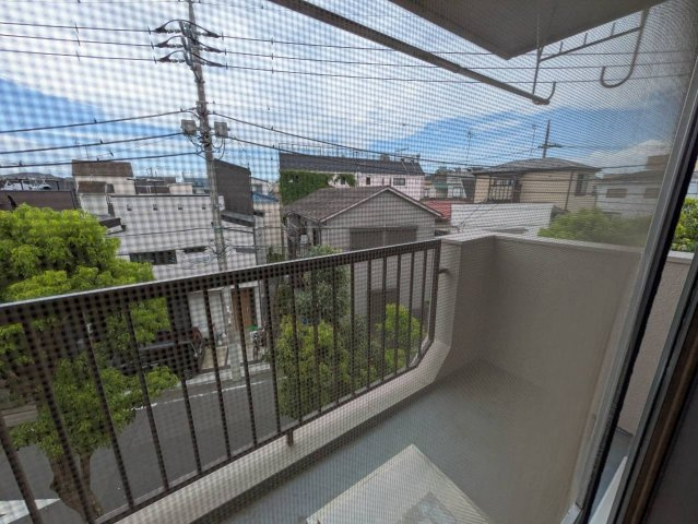 中村レジデンスのバルコニー