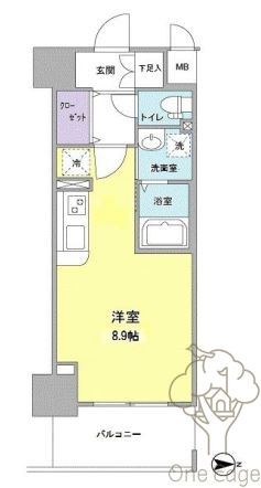 LOWLANDS西天満の間取り