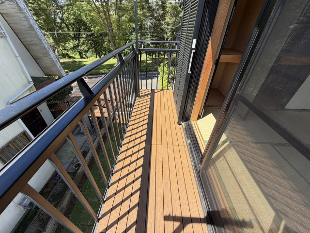 我孫子市湖北台4丁目　中古戸建てのバルコニー