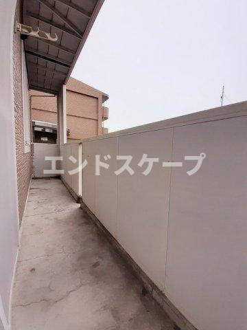 オリソンテＢのバルコニー|高崎、前橋のお部屋探しはエンドスケープまで！お客様の理想お聞かせ下さい♪