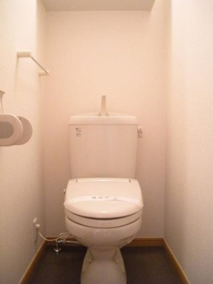 【トイレ】 | ベルソーＢ | 落ち着いたトイレです