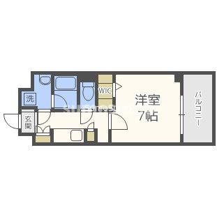 アーバネックス谷町Ⅱの間取り
