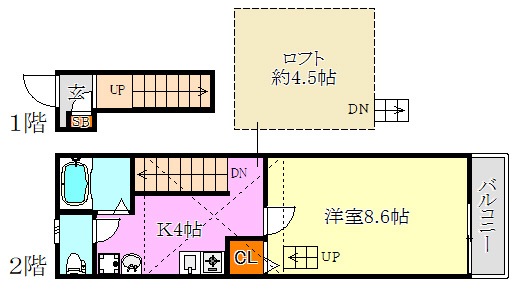 ラピトーレ須磨の間取り