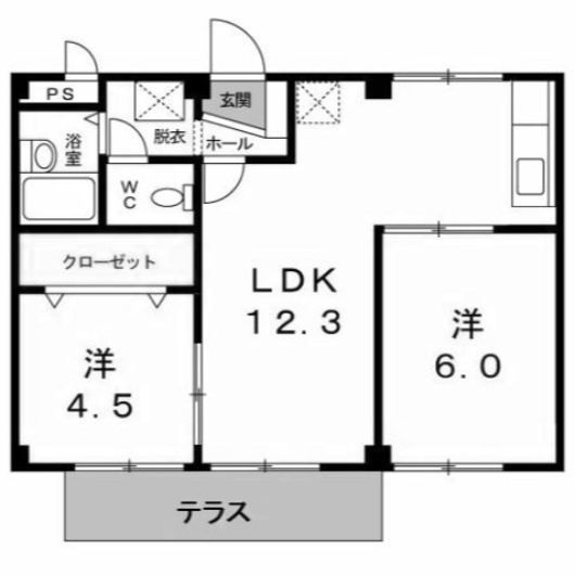 【間取り】 | ほそのハイツ