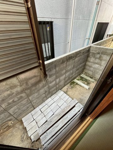 第二長楽荘のバルコニー