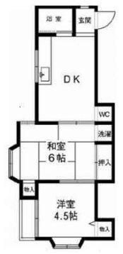 第二長楽荘の間取り