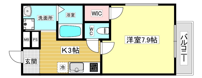 【間取り】 | フジパレス西宮北口Ⅲ番館