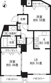 レジディア三軒茶屋Ⅱ