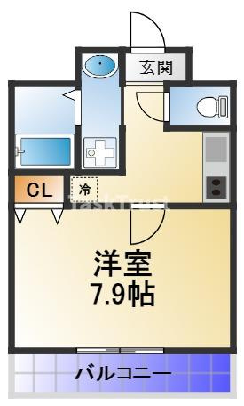 【間取り】 | ヴィラナリー太子橋今市