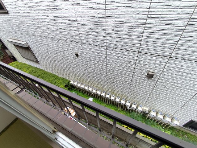 大内荘のバルコニー
