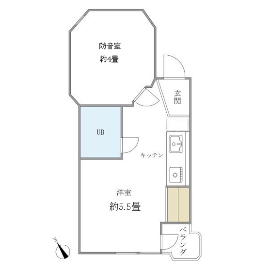 【間取り】 | 落合ミュージックハイム