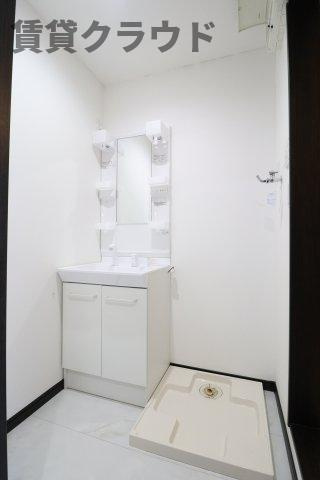 シャインフロント五井駅前の洗面所|忙しい朝には欠かせない洗面所です
