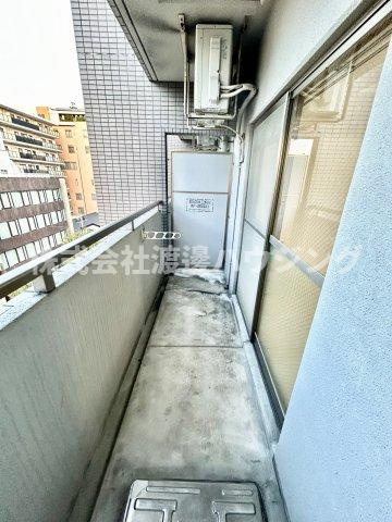アルデール江坂のバルコニー