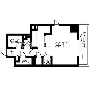 アルデール江坂の間取り