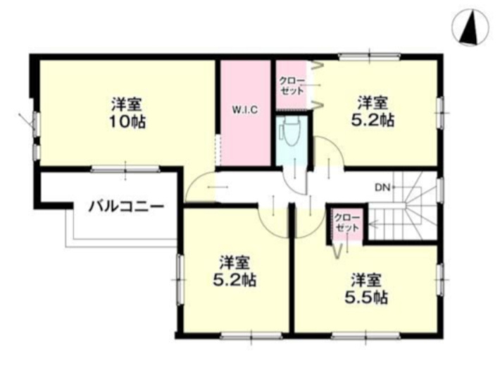 北九州市小倉北区神岳1期の間取り