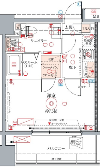 【間取り】 | クレヴィスタ蒲田Ⅱ