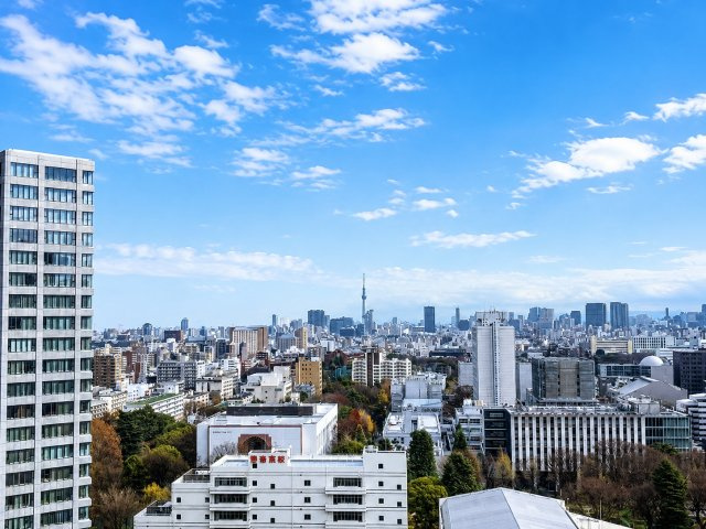 西戸山タワーホウムズノースタワーの展望|西戸山タワーホウムズノースタワー：南東角部屋につき陽当り・眺望・通風良好！