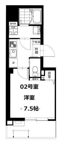 【間取り】 | b’CASA Kameari | 「b’CASA Kameari」