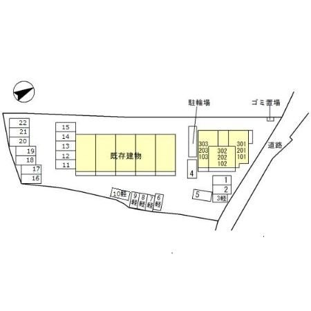 FloriaⅡの区画図