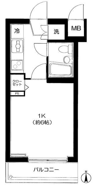 ルーブル新宿西落合Ⅱの間取り