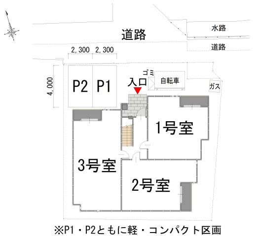GRANDTIC 大元駅東の区画図