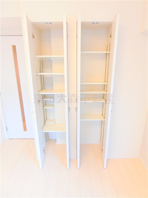 メインステージ西蒲田の収納|リビング入口の棚収納