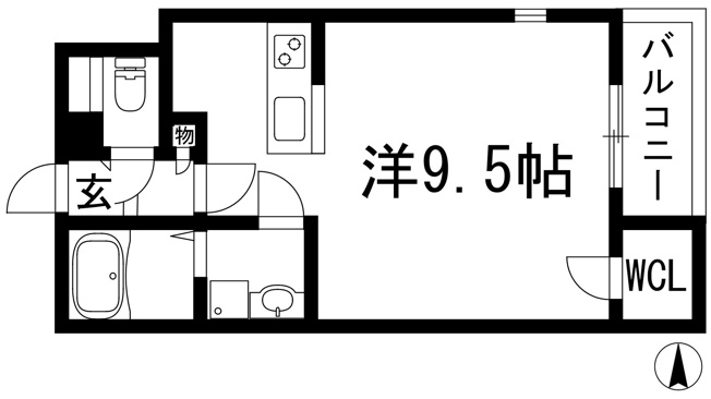 【間取り】 | レオネクスト南花屋敷2