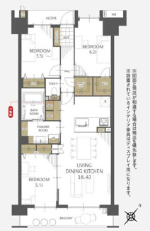 【間取り】 | ステラガーデン幕張 | 3LDKの収納豊富な物件になります！
