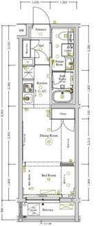 【間取り】 | ＡＸＡＳ東京ＷＥＳＴ練馬 | 間取りです。