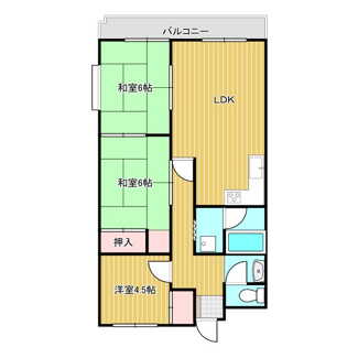 【間取り】 | パセオ常楽