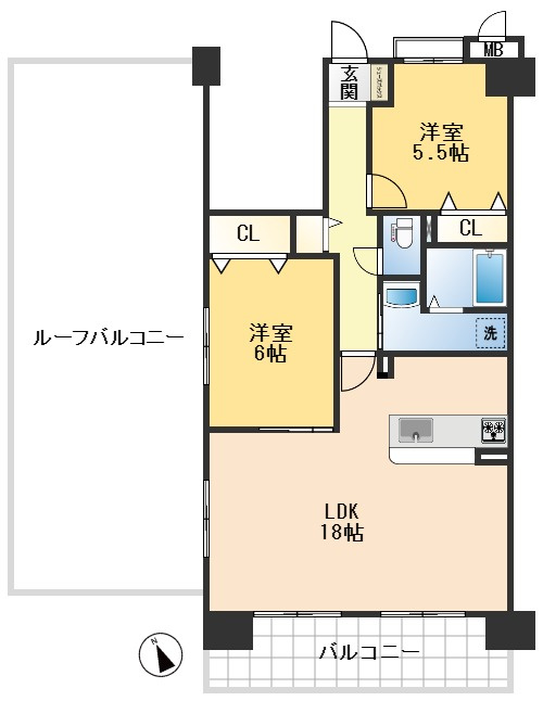 アンビエント千里山の間取り
