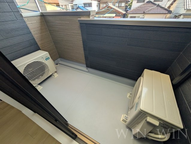 リヴィエール北島のバルコニー|イメージ（同施工会社同一モデルの写真です）