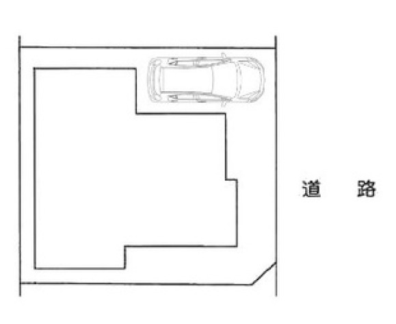 明石市魚住町西岡　中古戸建の区画図