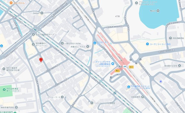 明石市魚住町西岡　中古戸建の地図