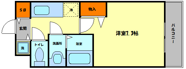 シャルマンフジ大阪城南の間取り|シャルマンフジ大阪城南　間取り