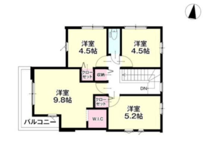 北九州市小倉北区神岳1期の間取り