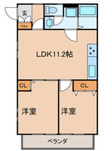 プティエトワールの間取り|間取りです。