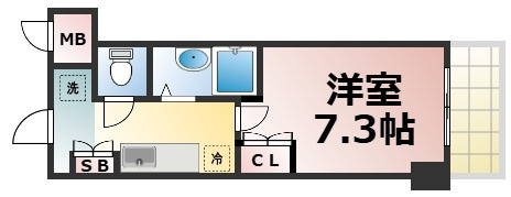 【間取り】 | アーデン森ノ宮　仲介手数料無料