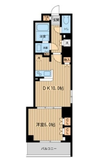 【間取り】 | ファインアドレス新御徒町 | 間取りです。